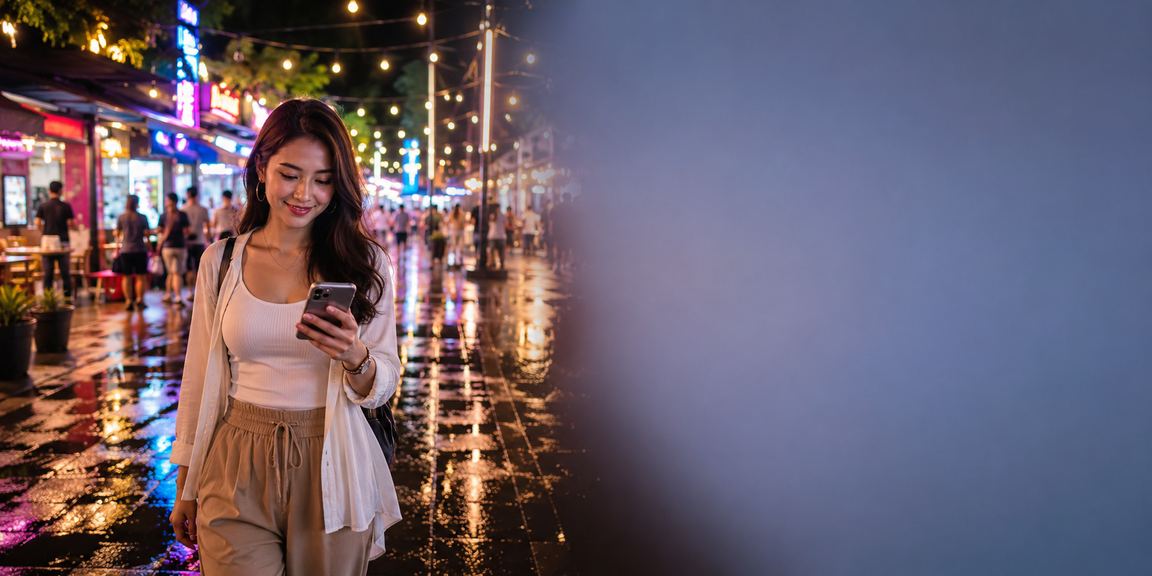 Pengguna Malaysia mengakses platform 23000 melalui telefon pintar di Putrajaya